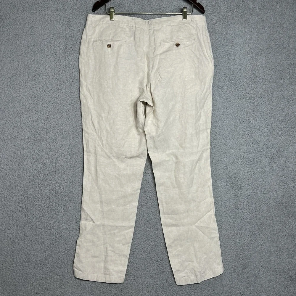Club Room Luxury Men's Pants 36X32 100% Linen Old Money Preppy